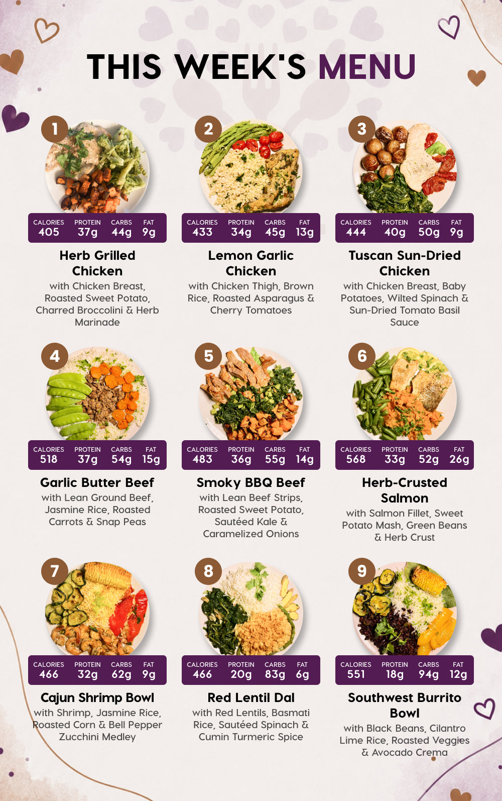 EXCLUSIVE 5 (+1 FREE) Meal Plan